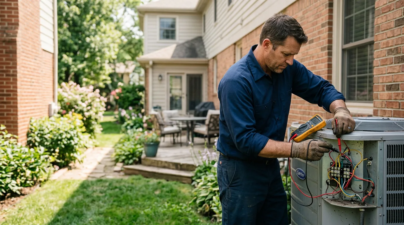 HVAC technician working near Neapolis, OH